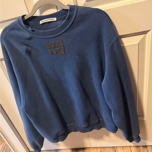 Alexander Wang Blue Crewneck Sweater